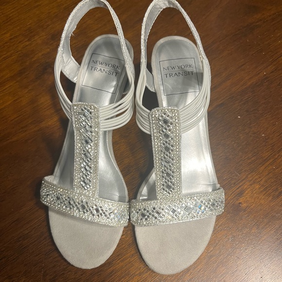 Shoes - Silver heels